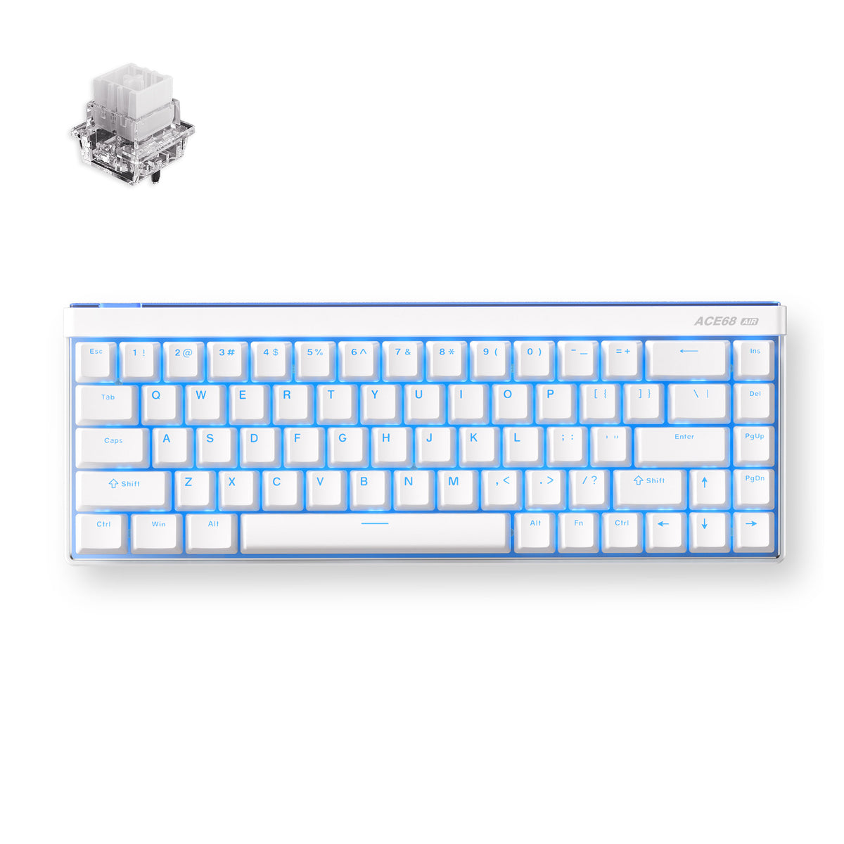 MCHOSE Ace 68 Air Hall Effect Magnetic Switch Gaming Keyboard