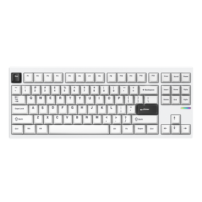 لوحة مفاتيح ميكانيكية مخصصة من الألومنيوم MCHOSE GX87