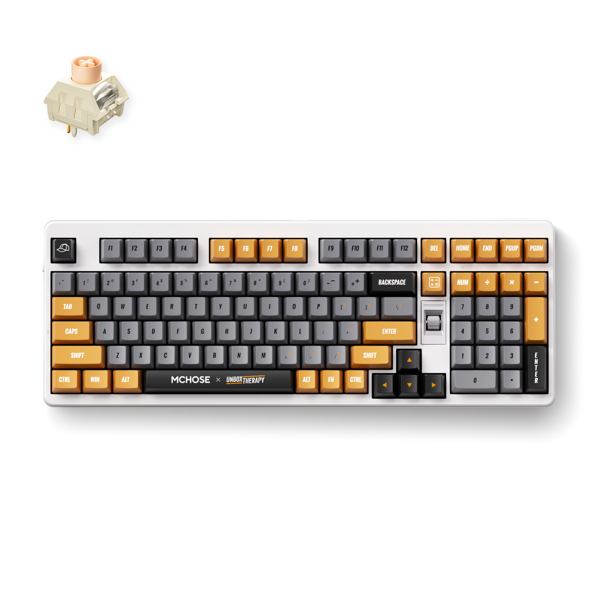 MCHOSE x Unbox Therapy - UT98 Mechanical Keyboard – Mchose kuwait